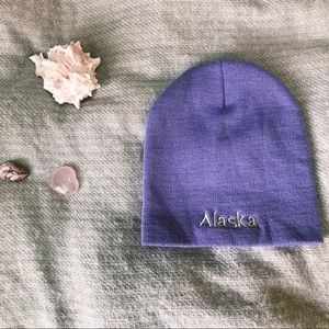 Purple Alaska beanie
